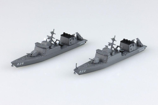  Aoshima 1/700 Waterline No. 16 Japan Maritime SDF Missile Boats Hayabusa Umitaka Plastic Model 