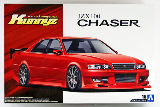 Aoshima 53034 Kunny'z JZX100 Chaser Tourer V '98 (TOYOTA) 1/24 scale kit