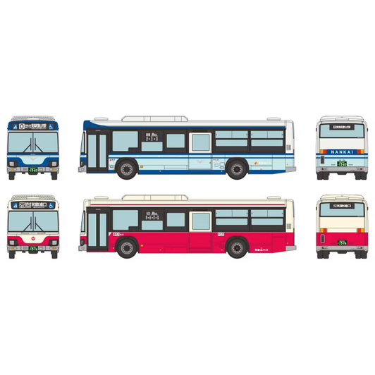 Tomytec Bus Collection Wakayama Bus 50th Anniversary Commemorative Reissue Design 2 Bus Set (N scale)