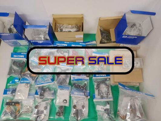 INSANE SUPER OUTLET SALE BRAND NEW DIA-COMPE BICYCLE PARTS -  JUST PAY 100 YEN PLUS SHIPPING!