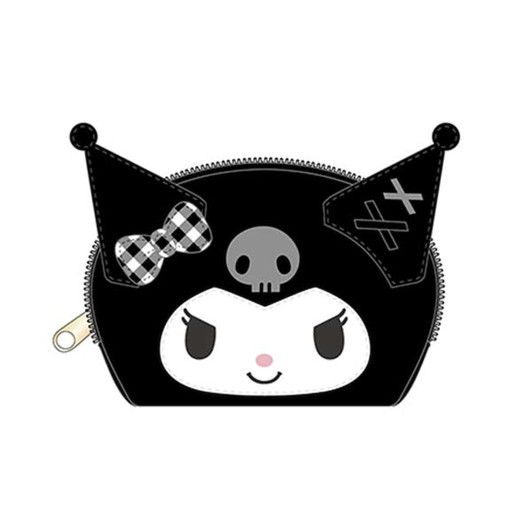Kcompany MMKU Matching Gingham Oval Mini Pouch Kuromi