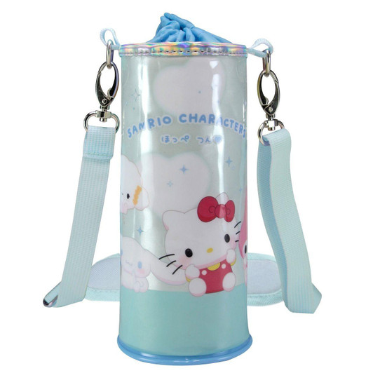  T's Factory Sanrio Large Pet Bottle Cover With Shoulder Pad Blue And Mint 