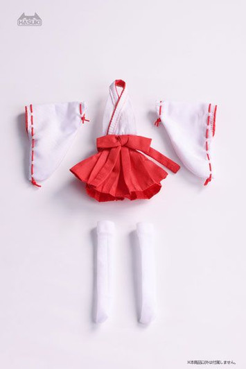HASUKI Doll Costume CS019 Miko Outfit Set For Dolls