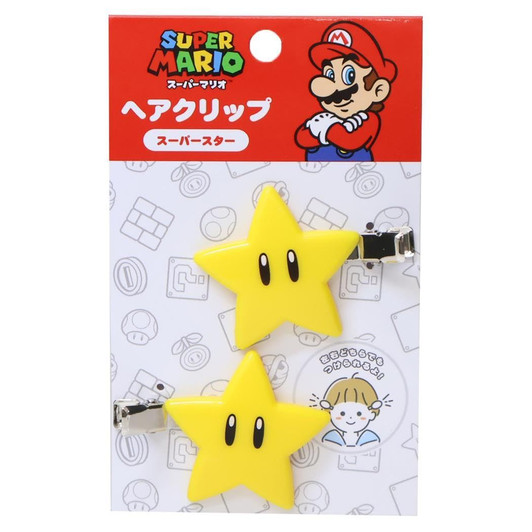 Sun Art Super Mario Hair Clip Second Installment Super Star Yellow