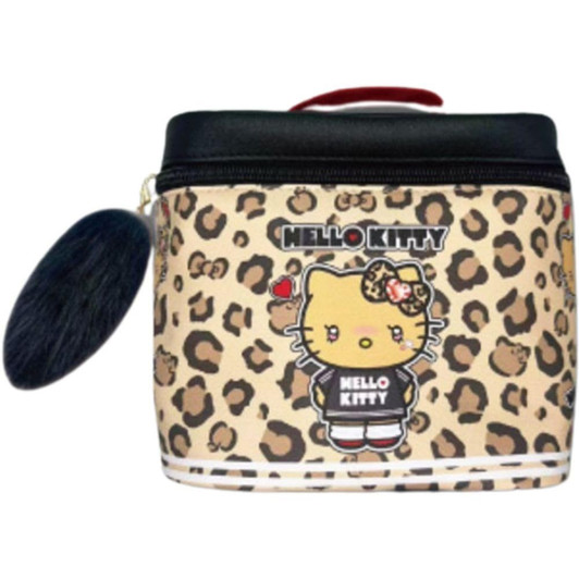 Hatakeyama Shoji Sanrio Vanity Pouch With Mirror Gyaru 3 Kitty Brown