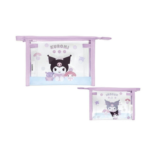 T's Factory Sanrio Edge Color Pouch Ballet Kuromi