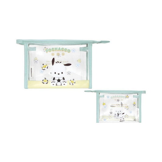 T's Factory Sanrio Border Color Pouch Soccer / Pochacco
