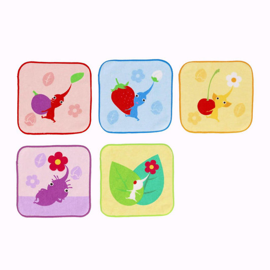  Marushin 24S Pikmin Colorful Pikmin Mini Towel Set Of Five 
