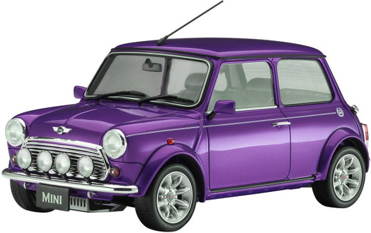  Hasegawa 1/24 Mini Cooper Sport Pack Limited Amaranth Purple (1998) Plastic Model 