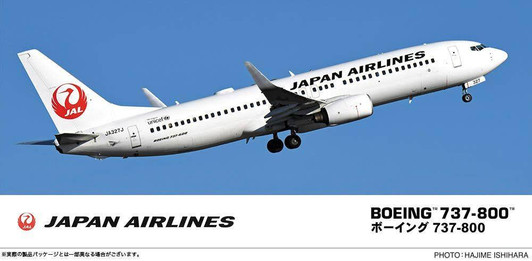  Hasegawa 1/200 Japan Airlines Boeing 737-800 (Tsurumaru Logo) Plastic Model 