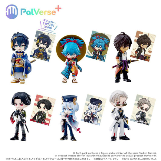  Bushi Road Creative PalVerse+ Touken Ranbu ONLINE vol.1 Complete Box (6pcs) 