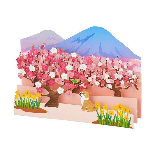  Sanrio Other Spring Shiba Inu In Plum Grove Message Card 