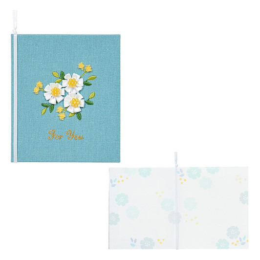  Sanrio Other Multipurpose Embroidered White Flower Message Card 655864 