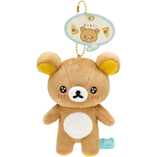  San-x Rilakkuma R Slash K Hanging Plush Toy Rila MO65401 