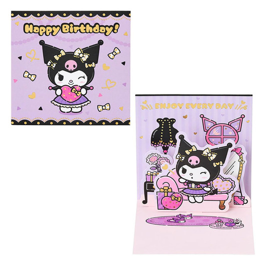  Sanrio Kuromi Birthday Celebration Mini Card Room Message Card 657018 