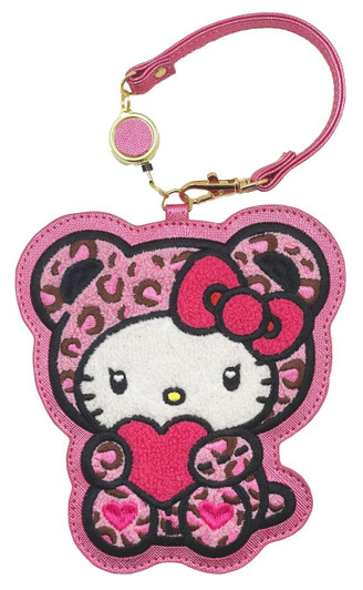  Sun Art Hello Kitty Die Cut Sagara Pass Case Leopard Bear Style 