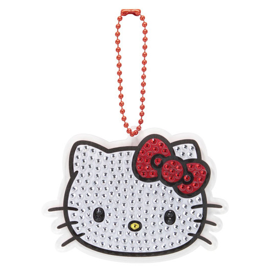 T's Factory Sanrio Diamond Stone Key Holder Hello Kitty Red