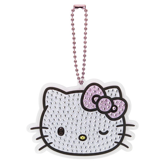  T's Factory Sanrio Diamond Stone Keychain Hello Kitty Pink 