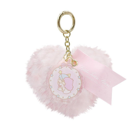  OST Super Rare Little Twin Stars Fur Charm Pink 