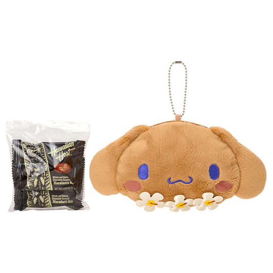  Sanrio Cinnamoroll Hawaiian Host Macadamia Nut Chocolate And Face Shaped Pouch 593974 