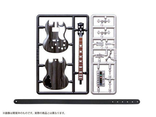  DIG 1/12 Puripla Figure Play Electric Bass Vol. 1 Plastic Model 