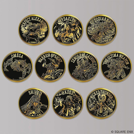  Square Enix Gold Badge Collection (Box of 6) (Final Fantasy XIV) 