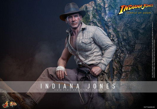  Hot Toys Movie Masterpiece - Indiana Jones 1/6 Scale Fully Poseable Figure (IJATTOD) 