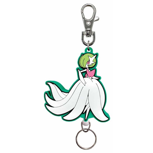 SK Japan Pokemon Rubber Reel Key Holder Mega Gardevoir