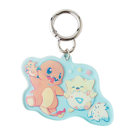 Pokemon Center Original Acrylic Key Holder Little Daydream Charmander Togepi