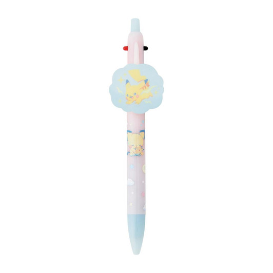  Pokemon Center Original Mechanical Pencil And Two Color Ballpoint Pen With Mascot Little Daydream Pichu And Pikachu Plush 
