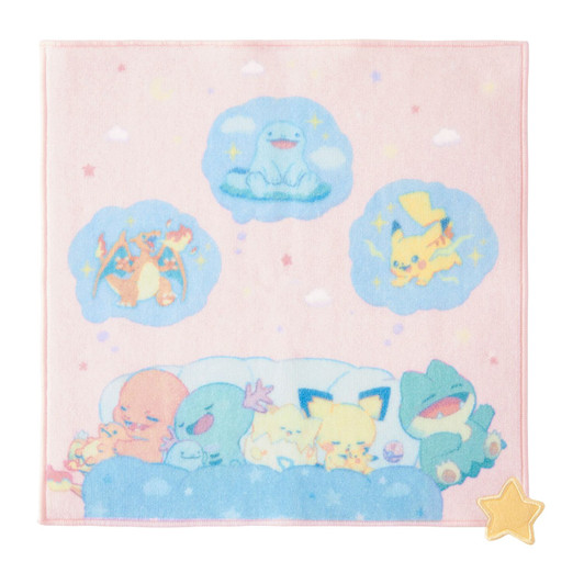 Pokemon Center Original Hand Towel Little Daydream Good Night