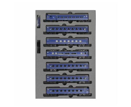  Kato 10-2219 Series 24 Type 25 Sleeper Limited Express Seto Asakaze 7 Cars Set (N scale) 