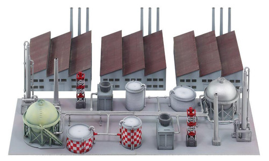  Pit-Road 1/700 Structure Set 7 Factory And Plant Equipment Plastic Model 