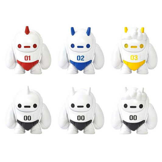  threezero CAPSULE-DOU KO-ONI-BOT 1 Figure Complete BOX (6pcs) 