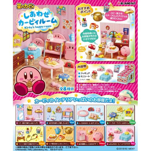  Re-ment Kirby Of The Stars: Kirby's Happy Room Complete Box (8pcs) 