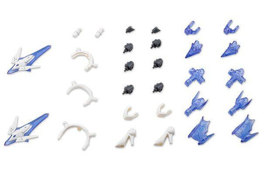  Kotobukiya M.S.G Modeling Support Goods Mecha Supply 35 Holonic Headdress and Holonic High Heels White Ver 