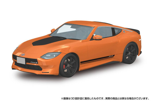 Aoshima RakuPla Snap Kit RZ34 FAIRLADY Z Customized Edition 2024 432 Orange Plastic Model Kit