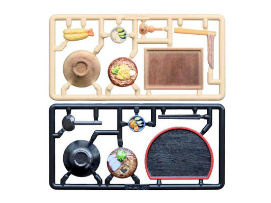  DIG 1/12 Puripura Food for Figures Vol.12 Toshikoshi  Soba Plastic Model 