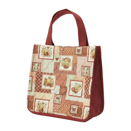  Pokemon Center Original Patchwork Style Mini Tote Bag Pikachu's Sweet Delivery 