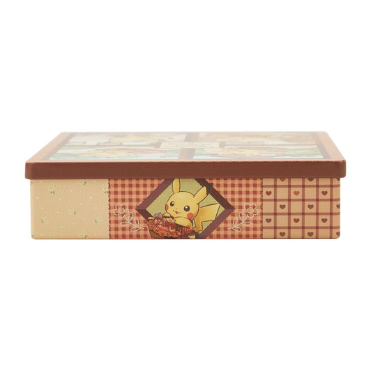 Pokemon Center Original Morozoff Square Tin Assorted Chocolates Pikachu's Sweet Delivery