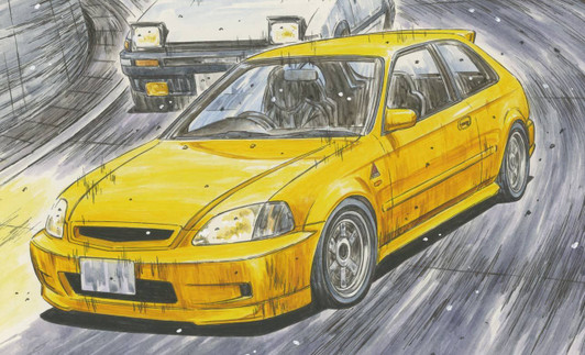 Fujimi 1/24 Initial D Series No.014 Civic Type R Daiki Ninomiya