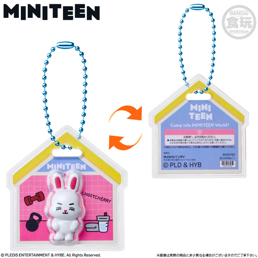 Bandai Candy MINITEEN Package Charm with Gummies BOX (12pcs) (SEVENTEEN)