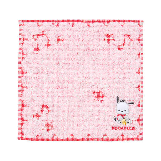 Sanrio Pochacco Petit Towel Check Handkerchief 583316