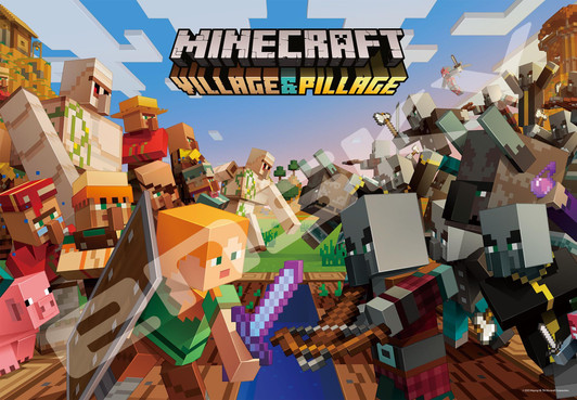 1000T-393 Minecraft Village & Pillage