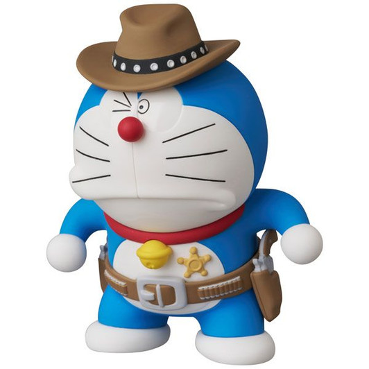 Medicom UDF No. Fujiko F. Fujio Works Series 17 Sheriff Doraemon Figure (Doraemon)