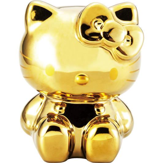 Sun Art Hello Kitty Gold Piggy Bank