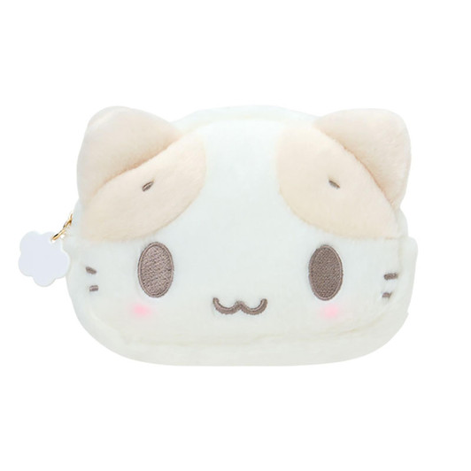 Sanrio Other Face Shaped Pouch Napping On White Fluffy Cloud Marshmallow Like Fluffy Cat 661520
