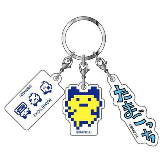 HASEPRO Tamagotchi Three Piece Acrylic Key Holder Mametchi (Dot)