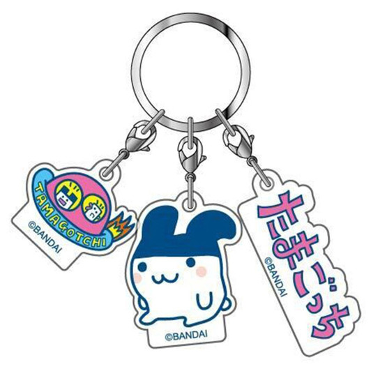 HASEPRO Tamagotchi Three Linked Acrylic Key Holder Mimitchi