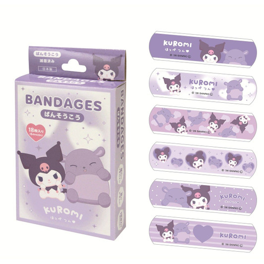 T's Factory Sanrio Adhesive Bandage Kuromi